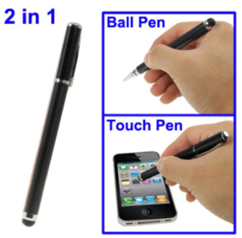 2 in 1 - Ballpoint Pen & Stylus (Compatible with iphone/ipad/samsung/blackberry)