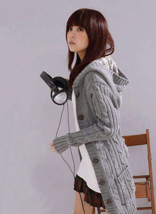 Women's Long Sleeve Hooded Cardigan (Grey, Cream or Black) ***R199 TODAY ONLY 28/06***