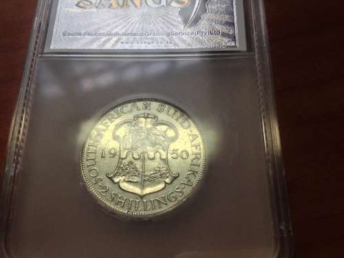 1950 TWO SHILLINGS - RARE AU GRADE!!!