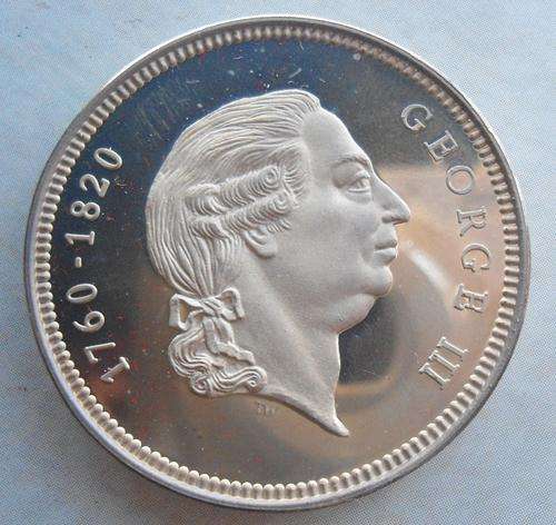 1760-1820 BRILLIANT SILVER HALLMARKED COIN - WITH MIRROR LIKE FIELDS