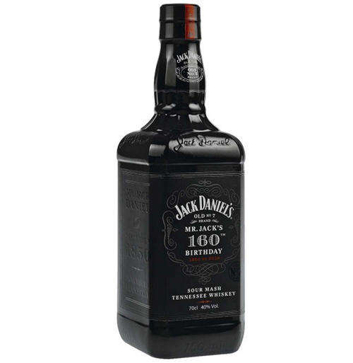 Jack Daniels 160th Birthday Edition (Limited Edition) U.S.A. version (Lem Motlow Proprietor)