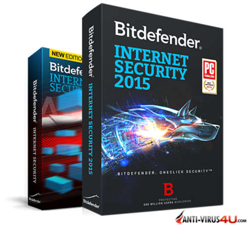 Bitdefender Internet security 2015 (Licenses can be used with 2016) 2Pc's 1 Year