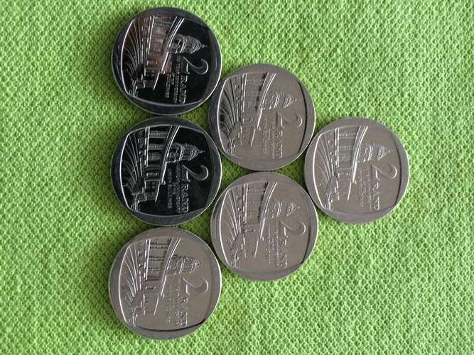6 x NEW RELEASE R2 COIN COMMEMORATING THE 100TH YEAR ANNIVERSARY OF THE UNION BUILDINGS
