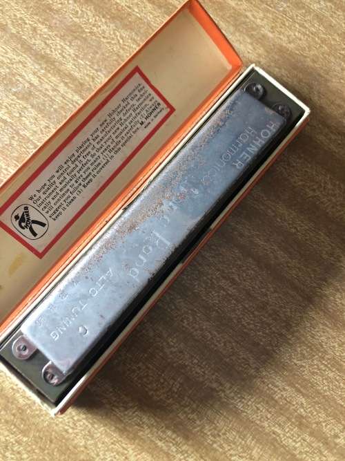 vintage Hohner Harmonica Song Band Alto tuning