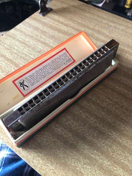 vintage Hohner Harmonica Song Band Alto tuning