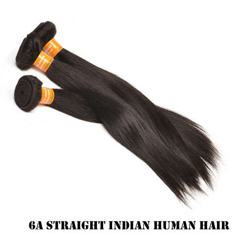 6A Indian Human Hair Straight 12"~28" 100g/pcs [only one bundle]