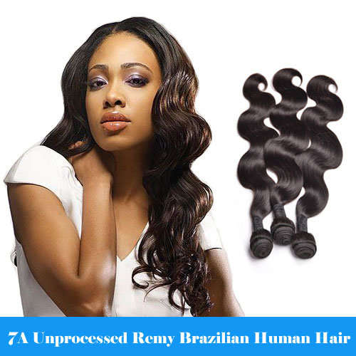 7A Unprocessed Remy Brazilian Human Hair Body Wave 12"~28" 100g/bundle [1 bundle only]