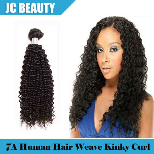 8A(market 10A above) Brazilian/Peruvian Human Hair Curly 10~24inch [one bundle only]