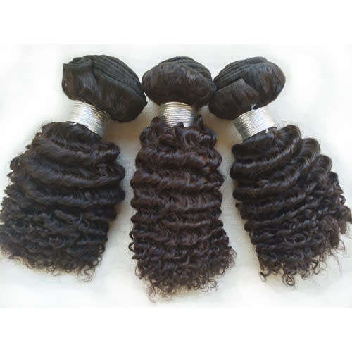 [Free Shipping] 10" Brazilian Hair 3bundles with closure Kinky Curl