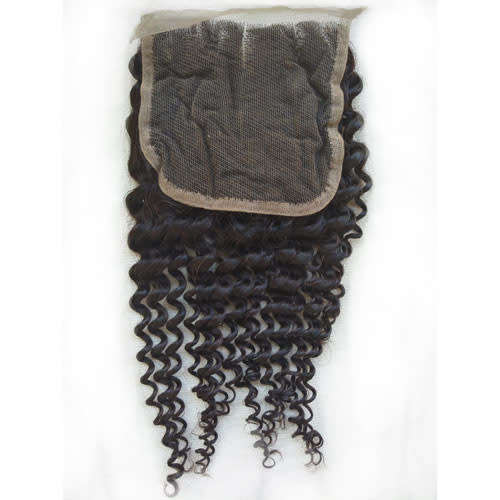 [Free Shipping] 10" Brazilian Hair 3bundles with closure Kinky Curl