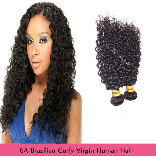 6A Brazilian 100% Human Virgin Hair Natural Black Curly 12"~28" 100g