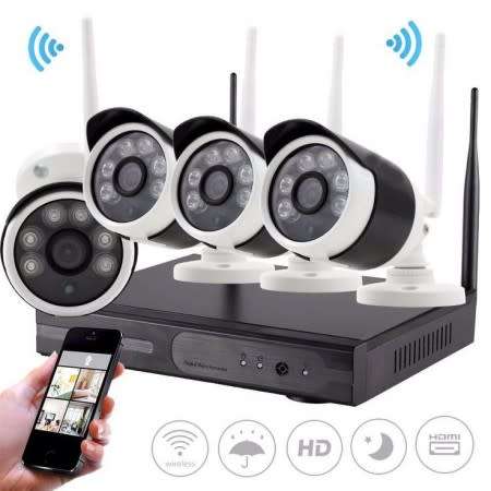 Wireless Wifi Security CCTV IP Camera Kit