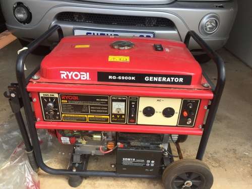 Ryobi Petrol Generator Model RG-6900K (6900 W)