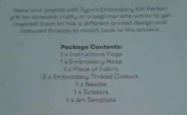 Embroidery Kit!!!!