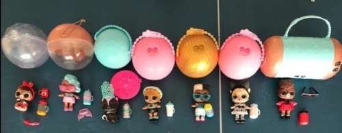 LOL dolls and accessories 6 dolls + 1 with pet