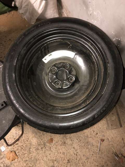 15 Inch Biscuit type spare wheel: Just about brand new