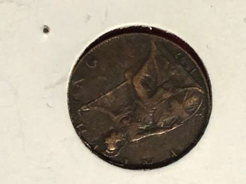 1897  United Kingdom one farthing in very good condition