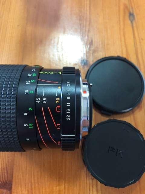 PK 55 mm Skylite Zoom lens in immaculate condition in leather holder