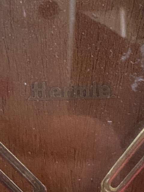 Hermle mantel clock with Westminister movement plus key in superb condition