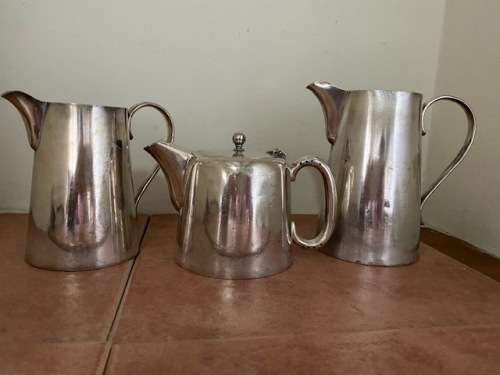 Lovely hallmarked Silver plated British tea set