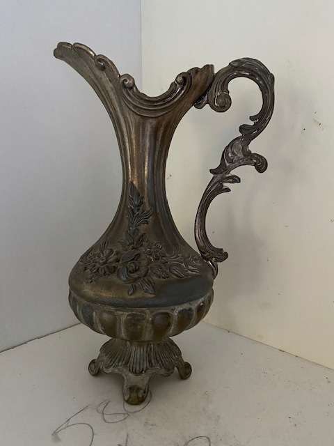 Absolutely gorgeous metal Jug beatifully decorated: