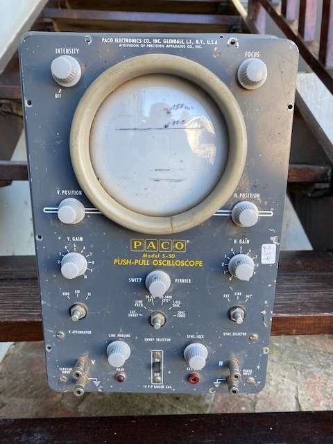 PACO S-50 Oscilloscope Rare item in good condition