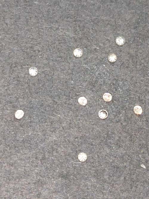 Parcel of 10 Natural diamonds (1.5-2.25 pointers): BID per STONE: Top colour, cut and clarity