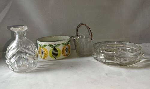 Lovely glass and Arabia porcelain: No damage: SHIPPING R30