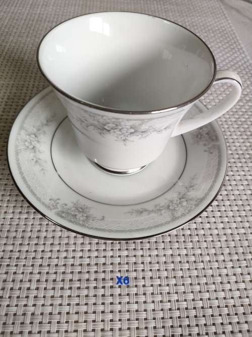 6 X LEGENDARY Noritake SRI LANKA Sweet Leilani 3482 duo`s: No damage: Excellent condition
