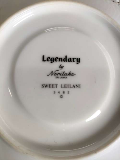 6 X LEGENDARY Noritake SRI LANKA Sweet Leilani 3482 duo`s: No damage: Excellent condition