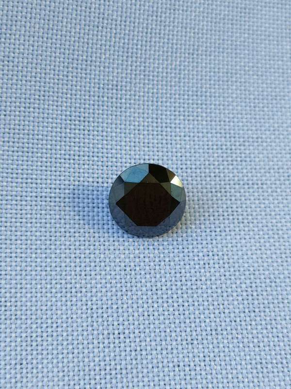 Moissanite - 1 ct - lab created round brilliant cut - well cut stone