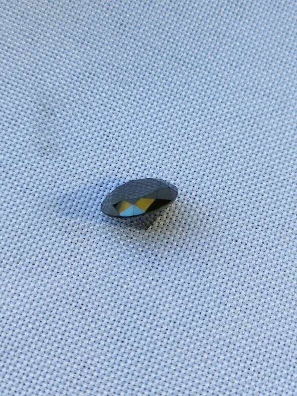 Moissanite - 1 ct - lab created round brilliant cut - well cut stone