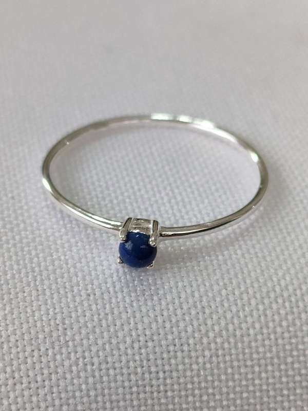 Opal sterling silver ring - stamp 925 - size US 7