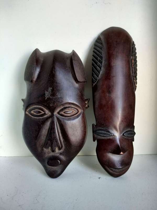Vintage African masks, Good condition,