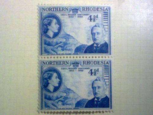 Rhodesia North Mint pair