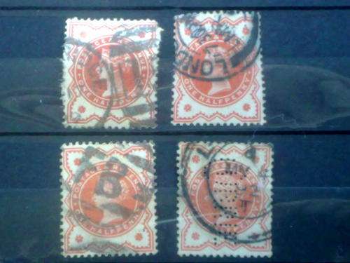 Victoria 4 Stamps 1887