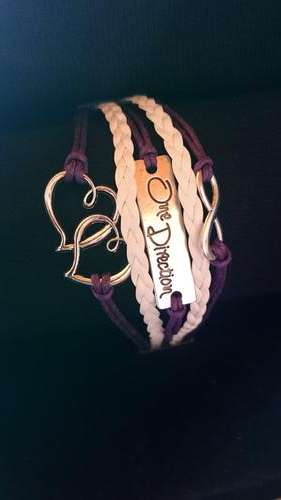 One Direction bracelet - Purple