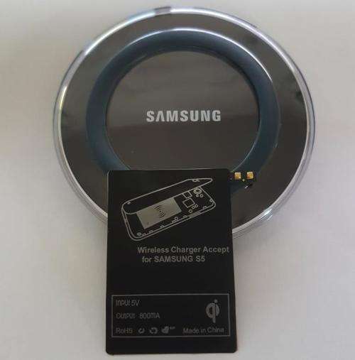 *IN STOCK* 100% Genuine Samsung Wireless Charging Pad & Wireless Receiver for Samsung Galaxy S5