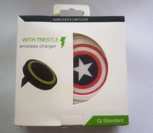 *IN STOCK* - Captain America Wireless Charger Charging Round Pad