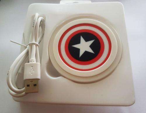 *IN STOCK* - Captain America Wireless Charger Charging Round Pad