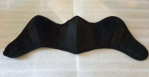 Professional Quality Protective Velvet Cloth 3 Layer Winter Face Masks - Black - Velcro Fastening