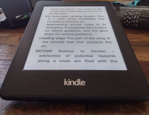 Amazon Kindle Paperwhite EY21 B024 Wi-Fi, 6in - (5th Gen) - With the inner light.