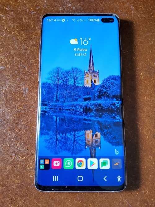 Samsung Galaxy S10 Plus 128GB Dual Sim - Unlocked International Edition- Prism White