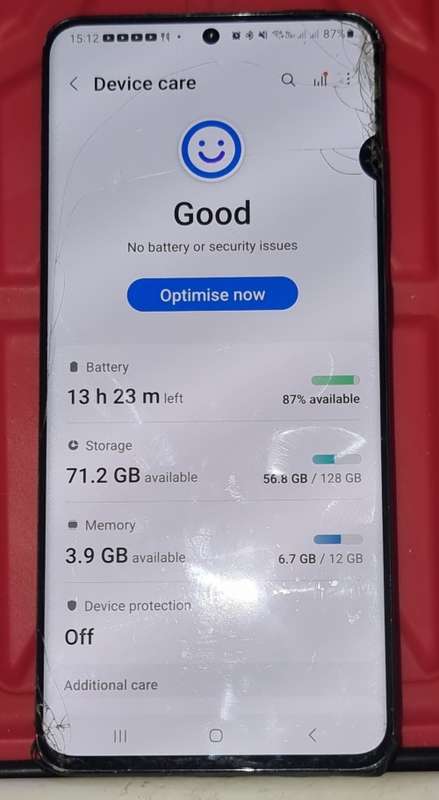 Samsung Galaxy S20 Ultra 5G SM-G988B/DS 128GB/12GB RAM