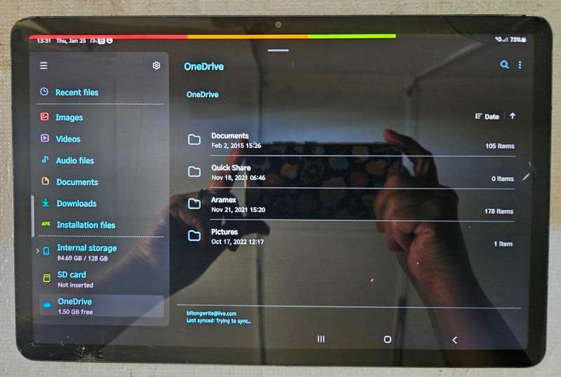 Samsung Galaxy Tab S7 128GB, 4G + Wi-Fi,  11 in. Mystic Grey READ DESCRIPTION