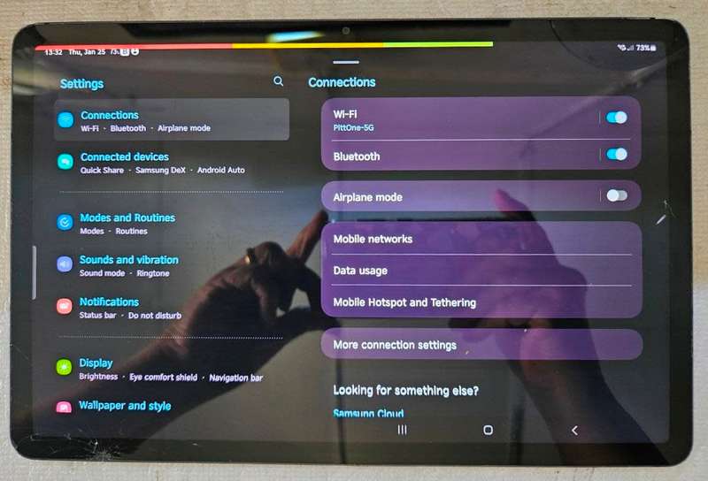 Samsung Galaxy Tab S7 128GB, 4G + Wi-Fi,  11 in. Mystic Grey READ DESCRIPTION