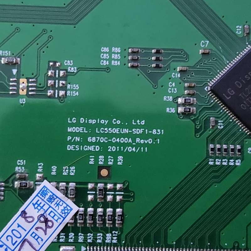 LG Hisense JVC 6870C-0740A Original Replacement TV TCON Board LG T-CON board for 55 inch Television