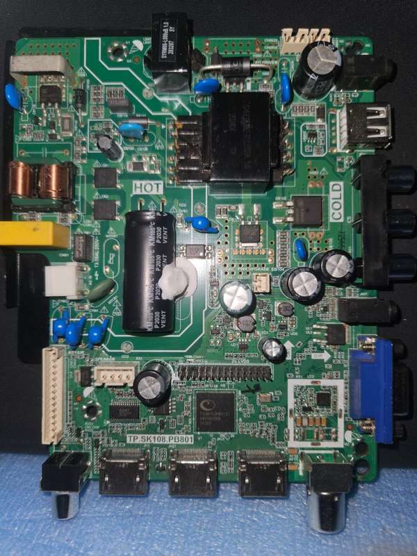 Sinotec TP.SK108.PB801 Upgraded 6 button Replacement Combo board for 26 28 32 40 inch Televisions