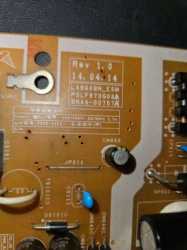 Samsung BN44-00757A TV Power Supply Board Power Panel for 40 inch 48 Inch Samsung Television Board