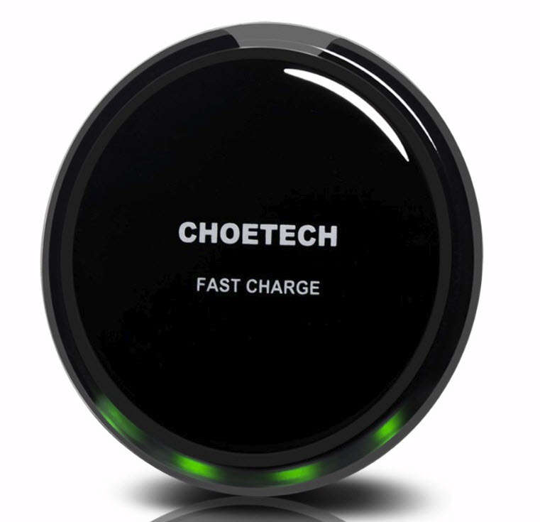 *IN STOCK* Choetech Black Qi FAST Charge Wireless Charger for Samsung Galaxy S7 & S7 Edge